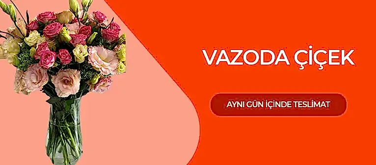 Cam, Seramik Vazoda Çiçek