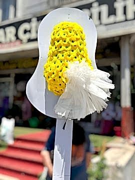 Sarı Gerbera Düğün ve Açılış Çelengi